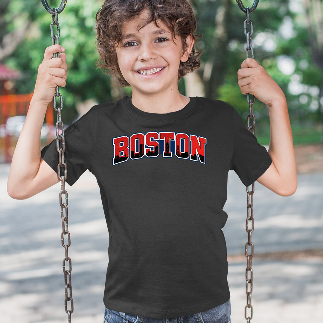 Boston City Pride Skyline Youth T-shirt 