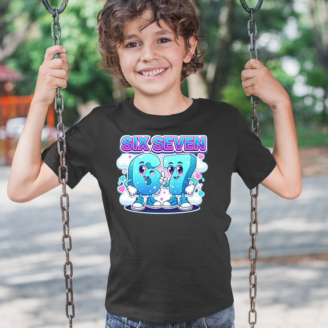 67 Six Seven Meme Kawaii Cloud Youth T-shirt 