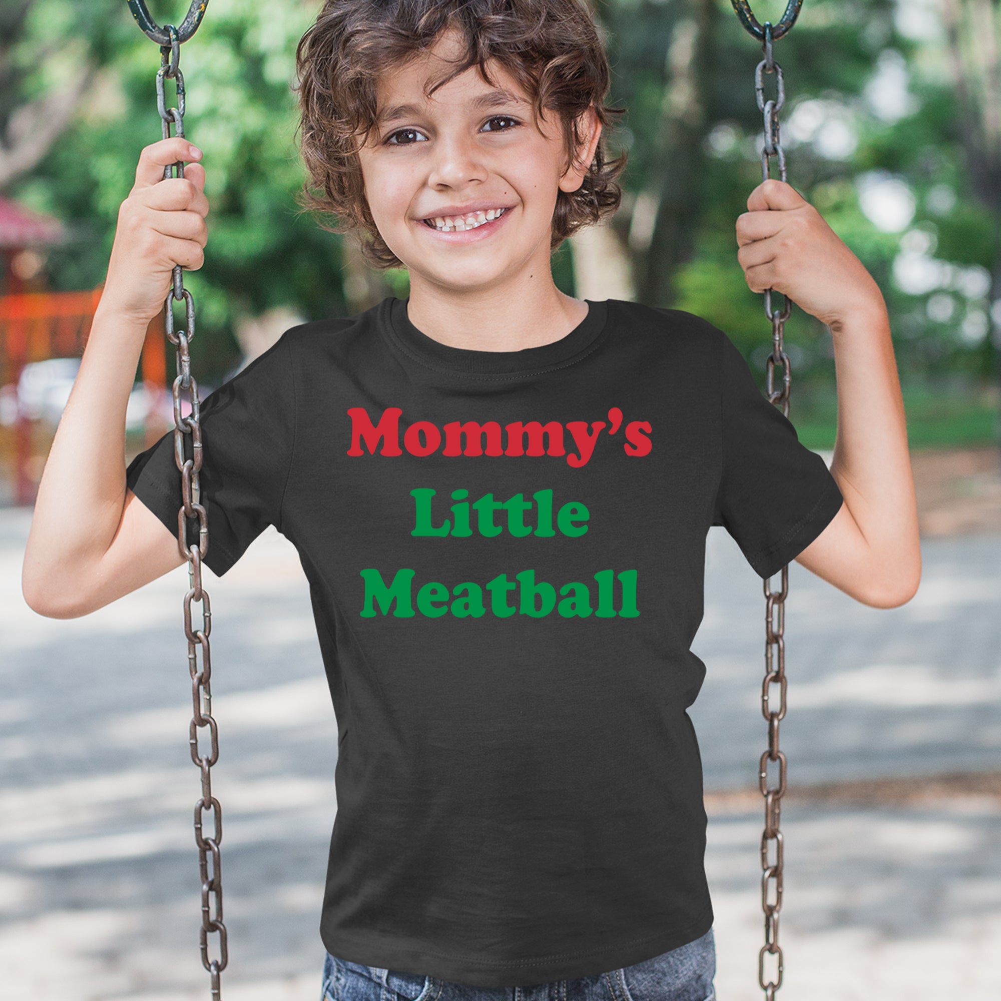 Mommy's Little Meatball Love Island Youth T-shirt 