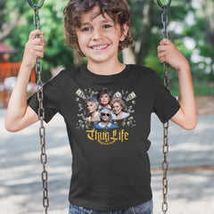 Golden Chain Thug Life Girls Youth T-shirt 