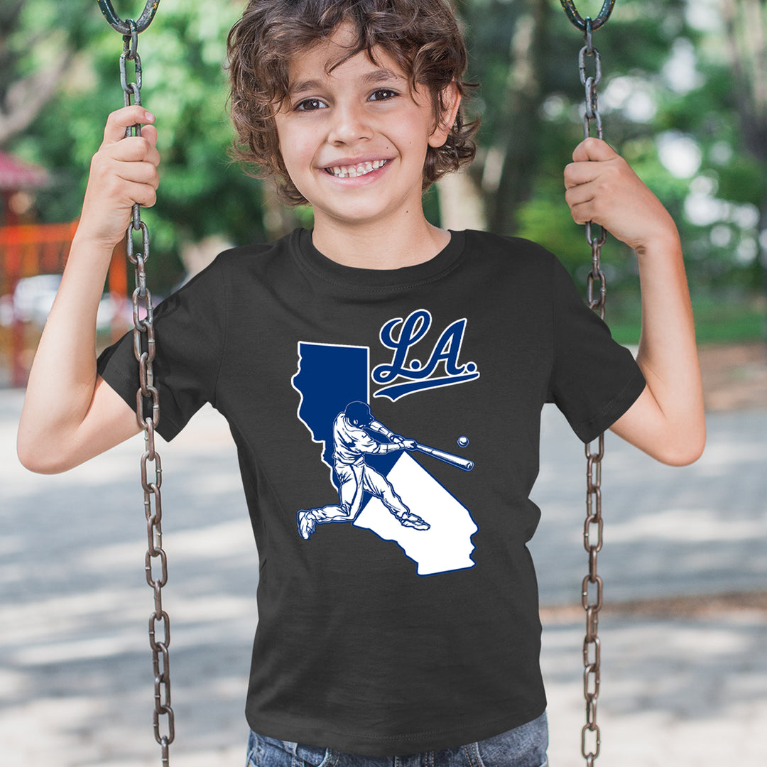 Los Angeles Baseball Batter Up Youth T-shirt 