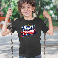 Trust The Throne Crown Philly Hoops Youth T-shirt 