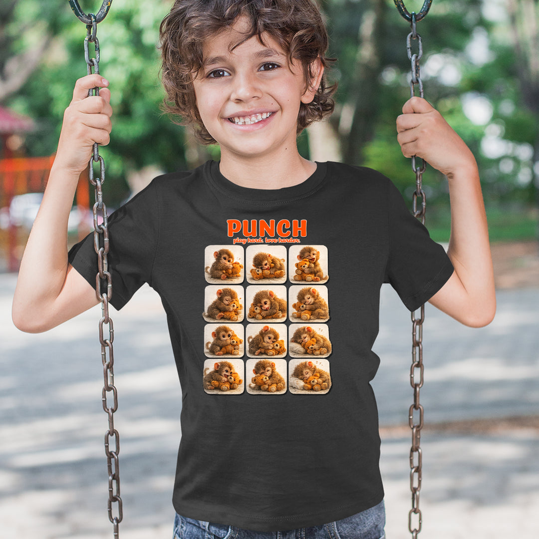 Punch Play Hard Love Harder Youth T-shirt 