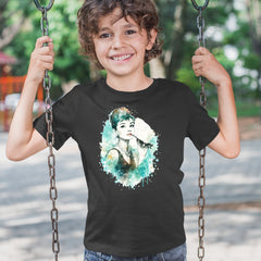 Mrs. Herpburn Iconic Watercolors Youth T-shirt 