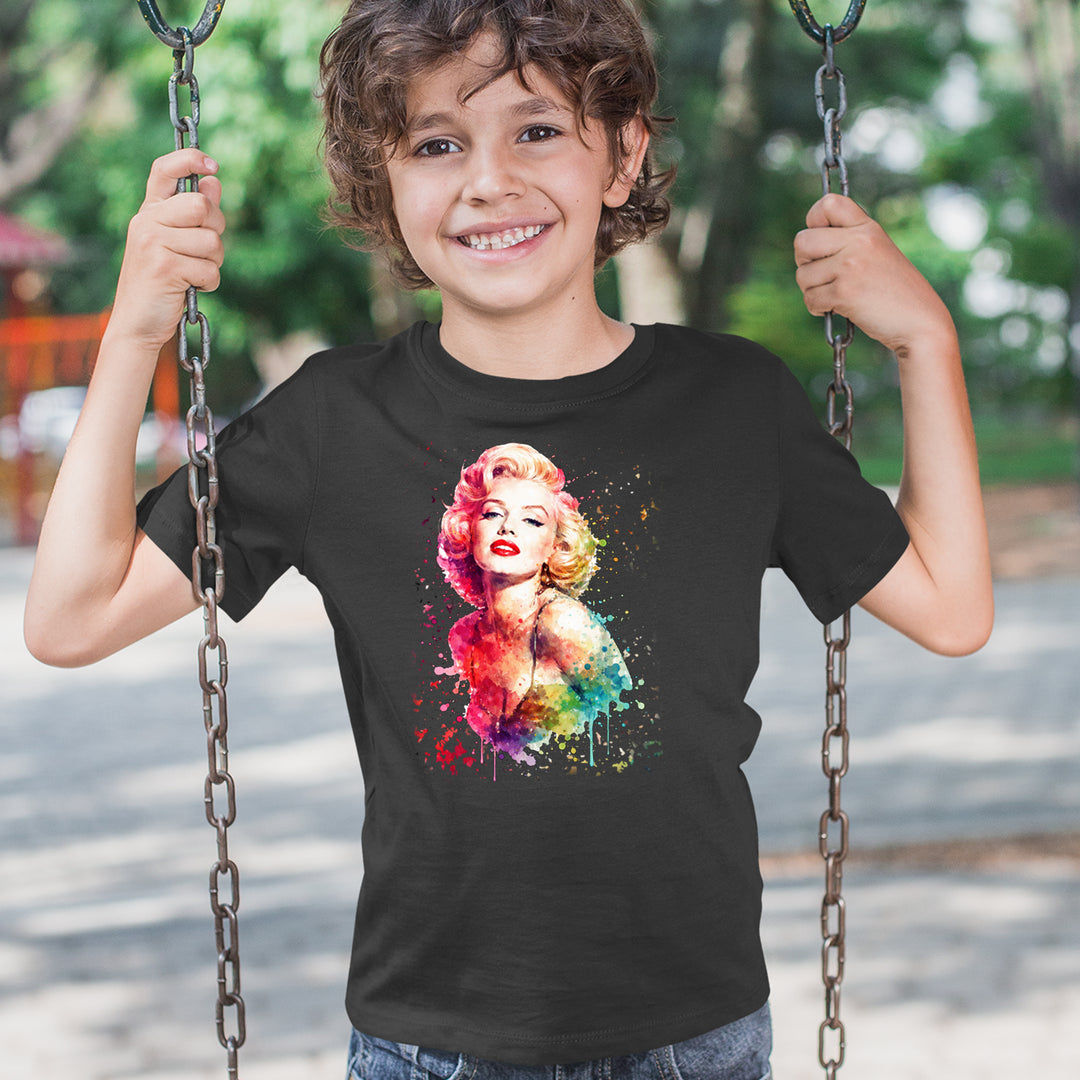 Mrs. Monroe Watercolors Bombshell Youth T-shirt 