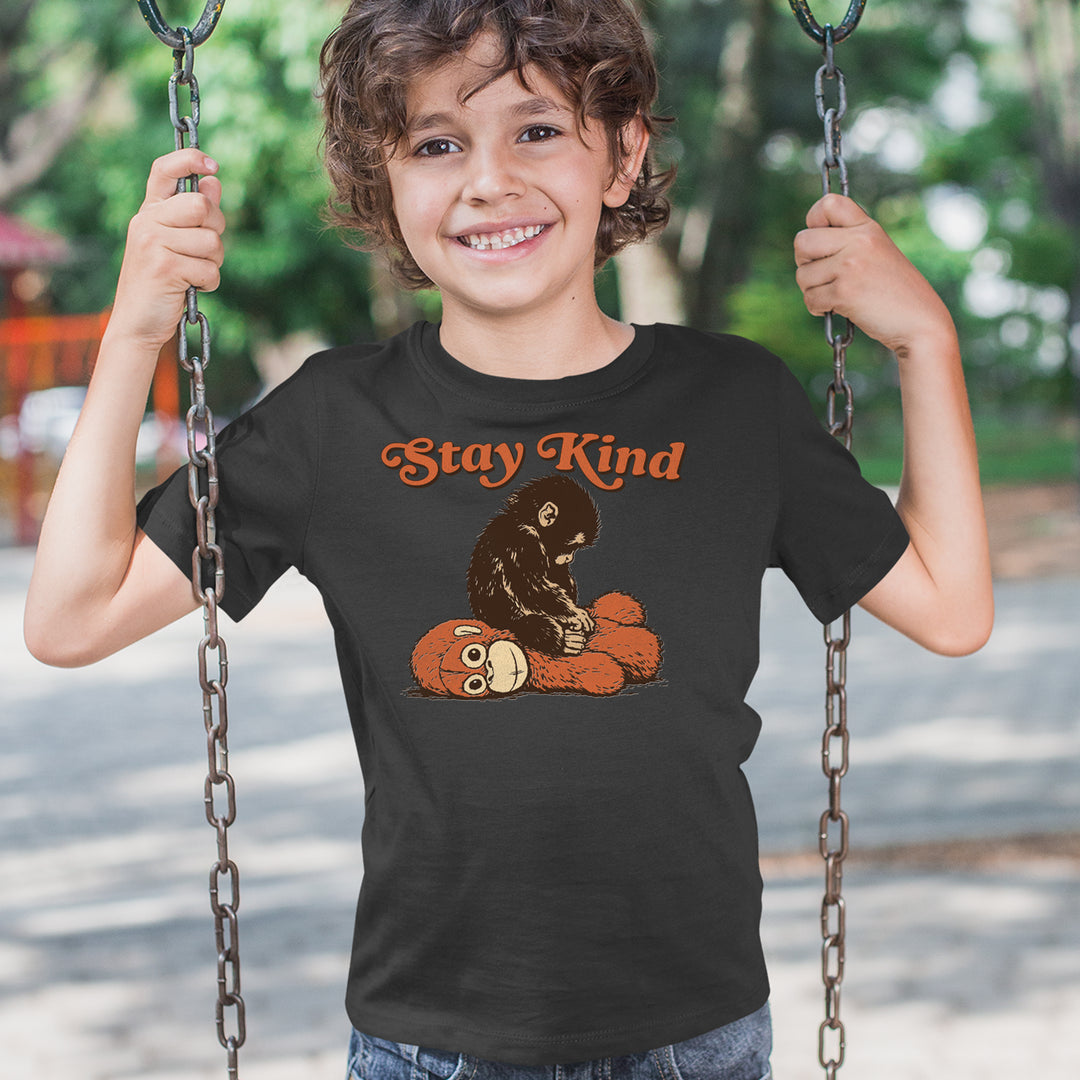 Punch Stay Kind Macaque Youth T-shirt 