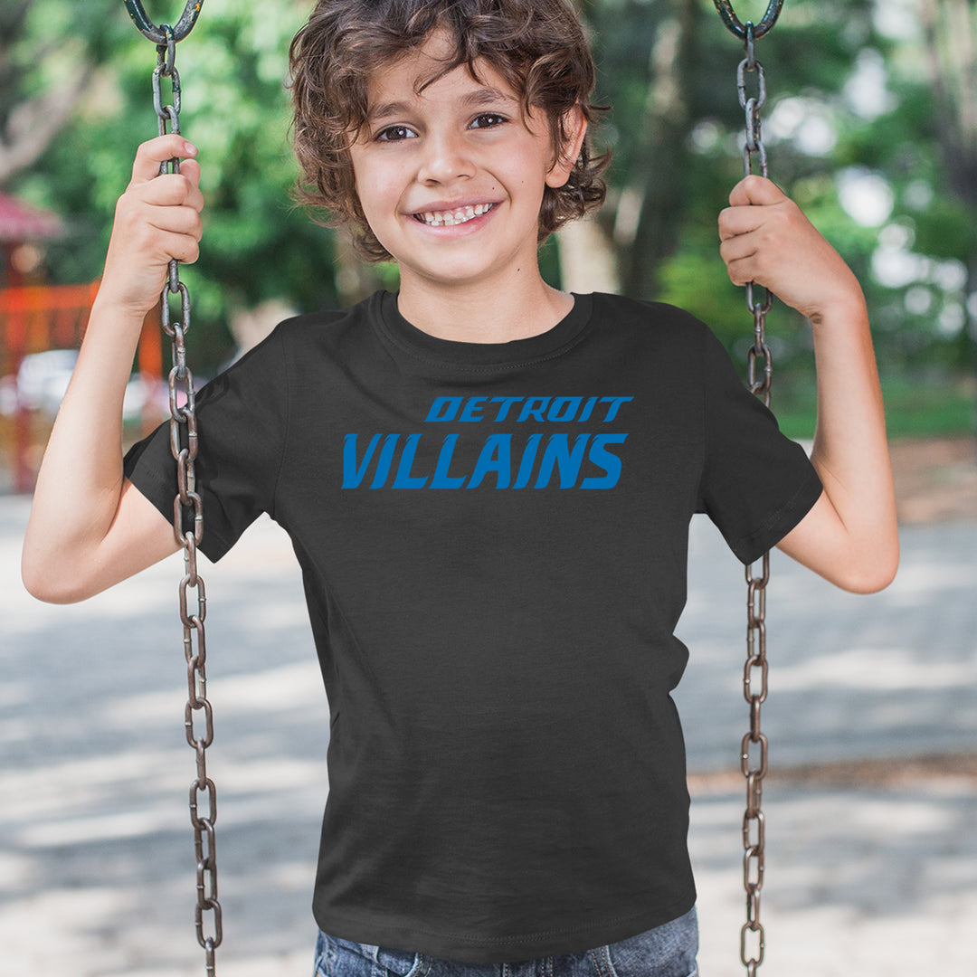Detroit Villains Grit Football Youth T-shirt 