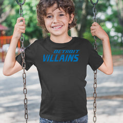 Detroit Villains Grit Football Youth T-shirt 