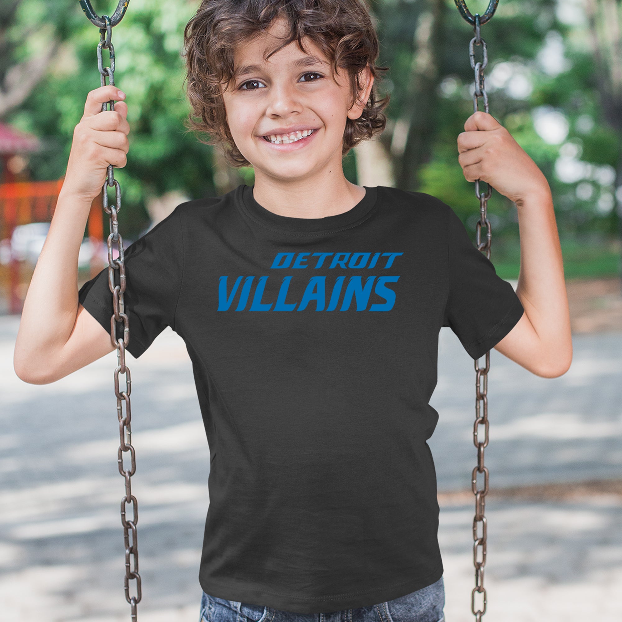 Detroit Villains Grit Football Youth T-shirt 