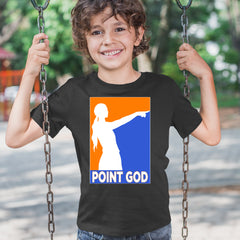 Point God Cunningham Basketball Pointing Meme  Youth T-shirt 
