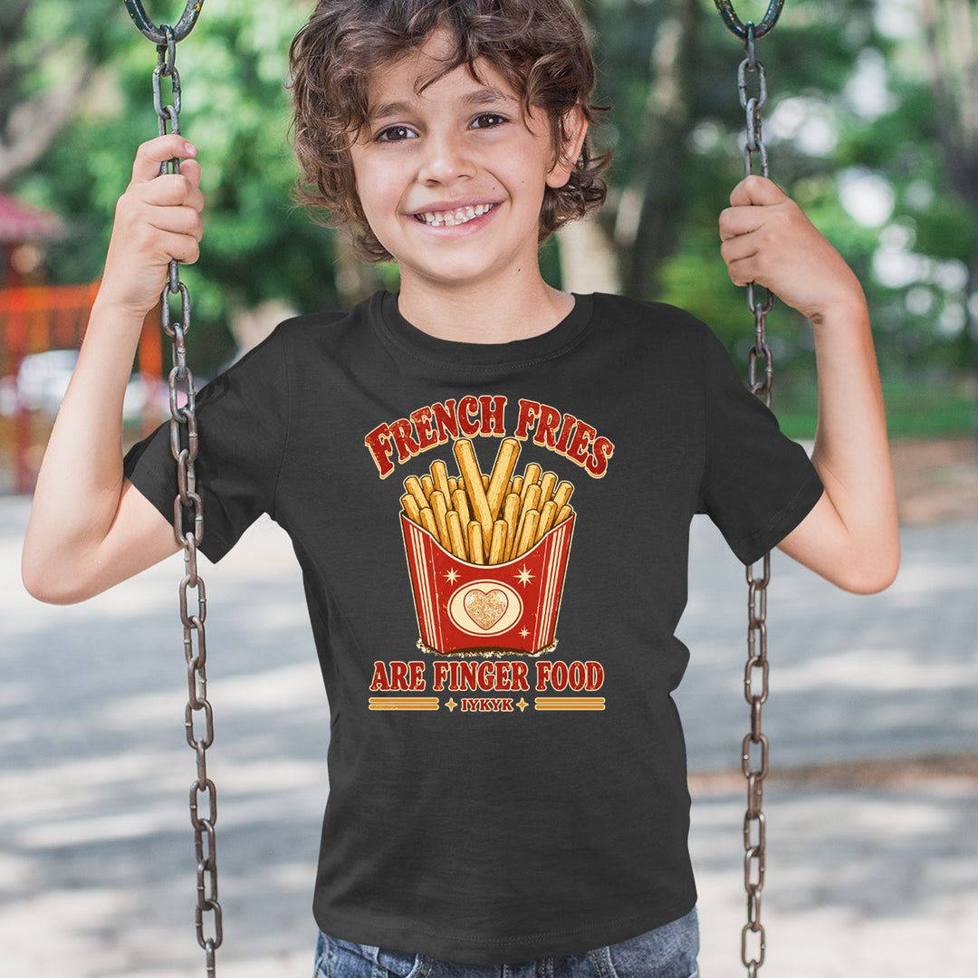 French Fries Are Finger Food IYKYK Youth T-shirt 