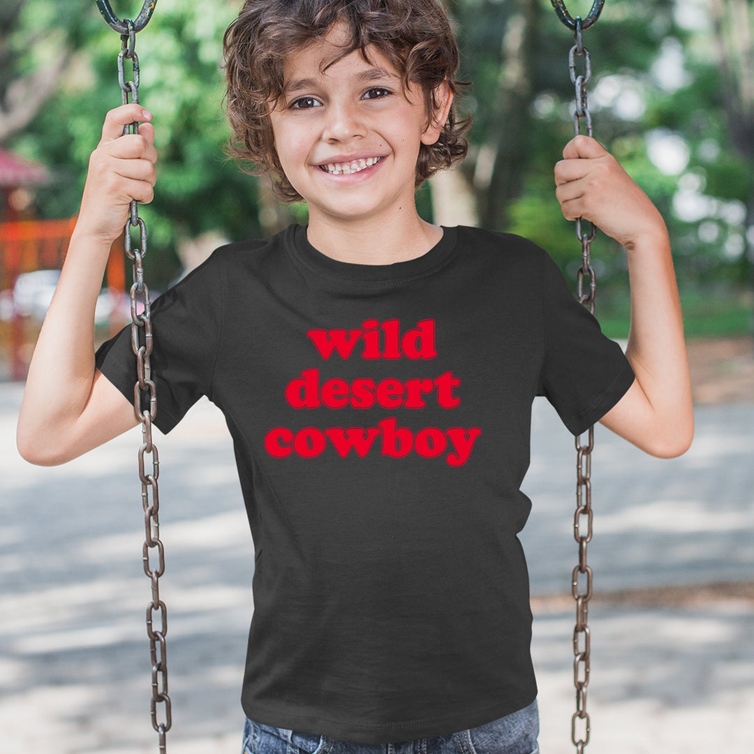 Wild Desert Cowboy Country Youth T-shirt 