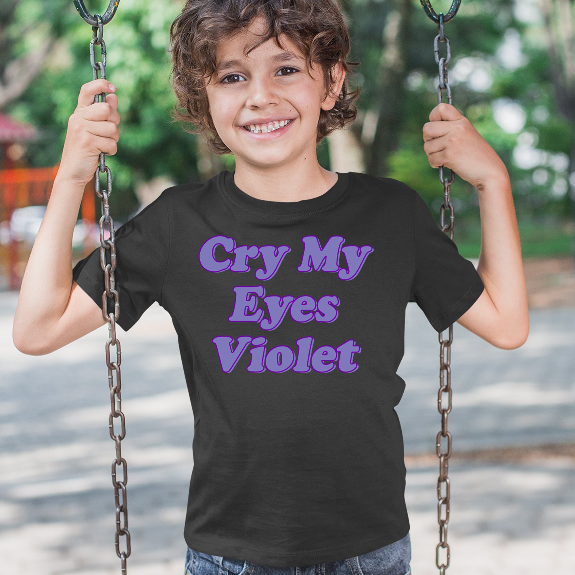 Cry My Eyes Violet Drama Queen Youth T-shirt 