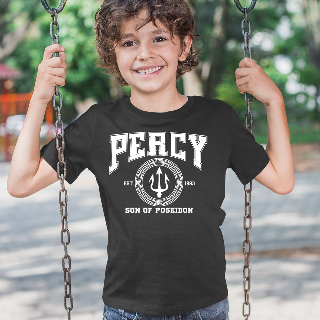 Percy Son Of Poseidon Sea God Youth T-shirt 