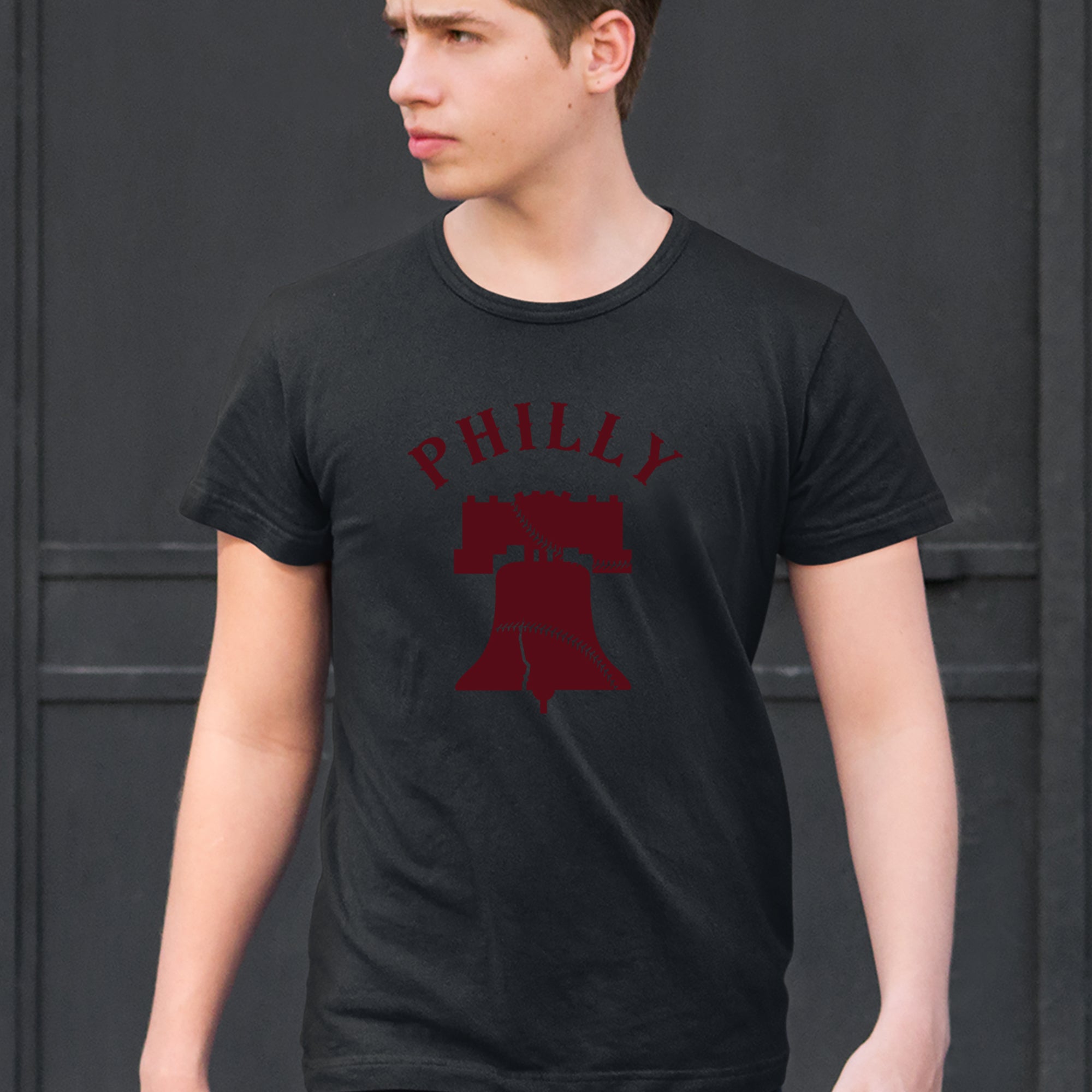 Philly Cracked Liberty Bell Men's T-shirt 