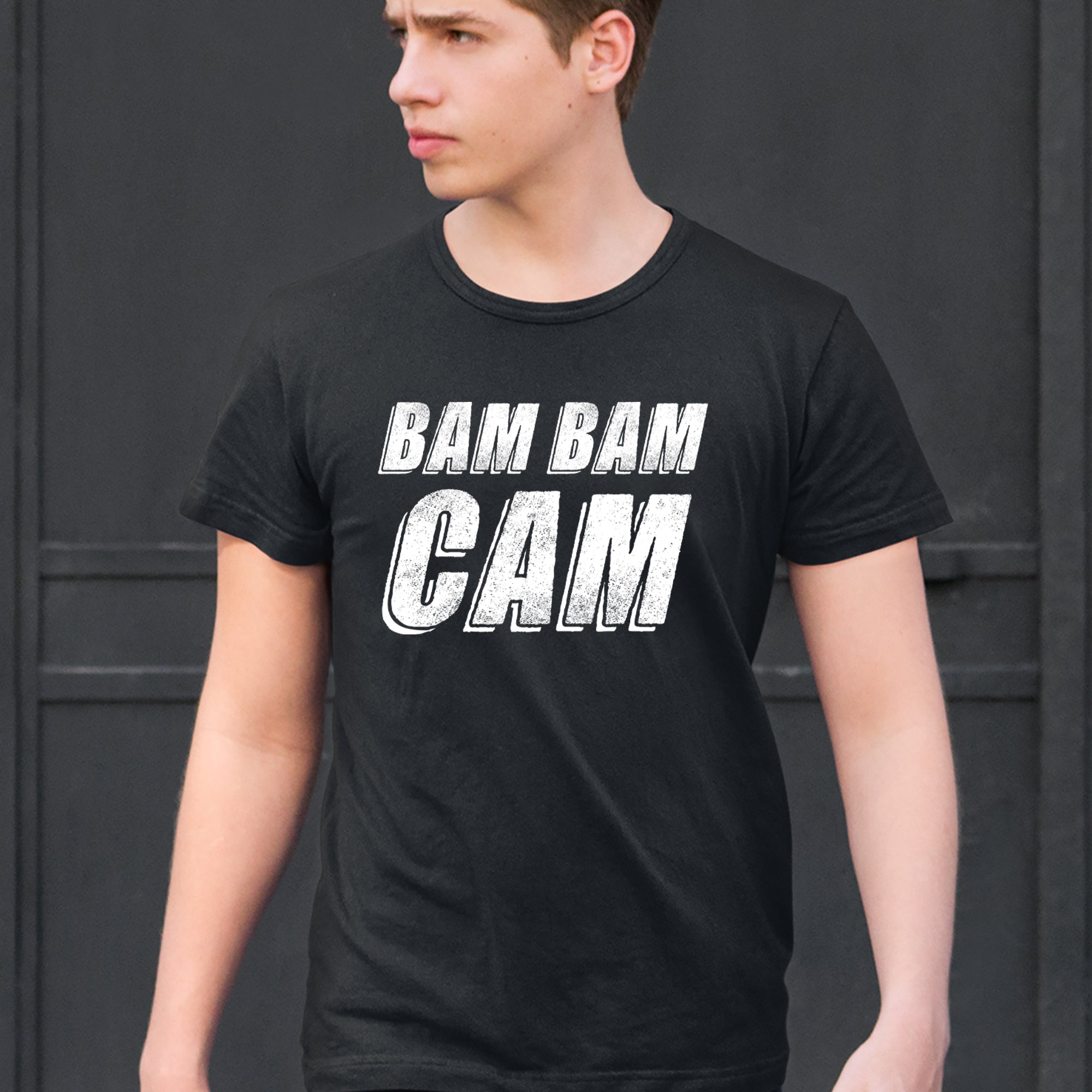 Bam Bam Cam Mens T-shirt 