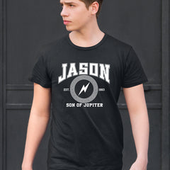 Jason Son of Jupiter Storm Bringer Mens T-shirt 