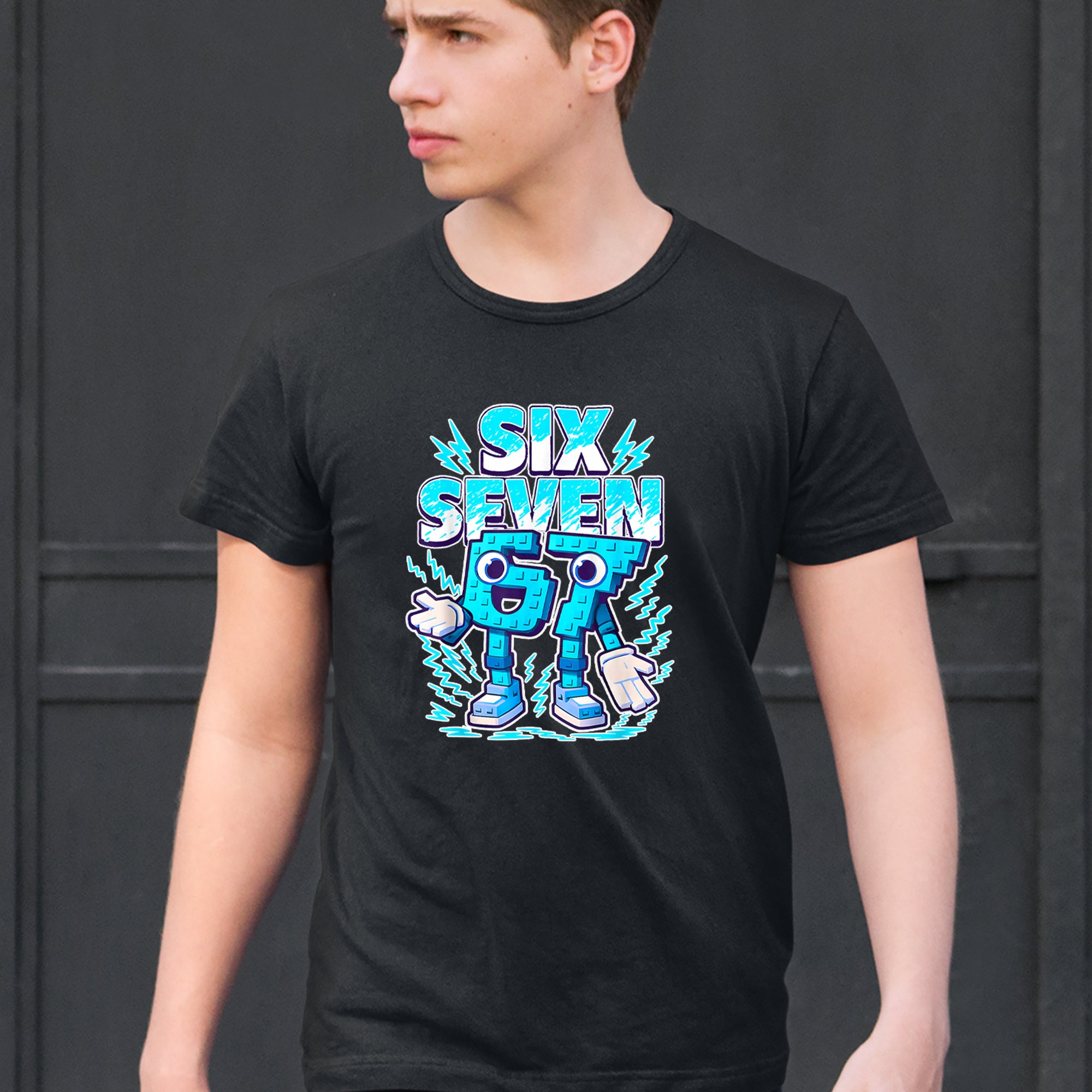 67 Brainrot Meme Slang Mens T-shirt 