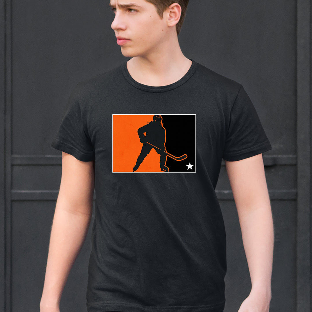 Hockey Enforcer Retro Vintage Mens T-shirt 