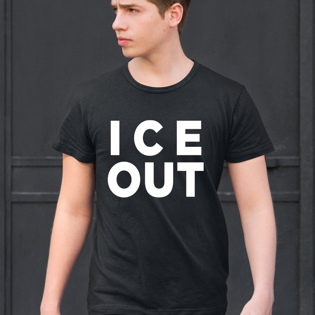 Ice Out Protest Mens T-shirt 