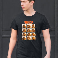 Punch Play Hard Love Harder Mens T-shirt 