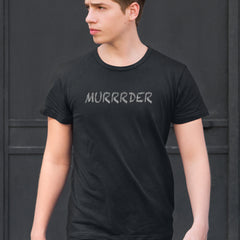 Murrrder Glitter Traitor Mens T-shirt 