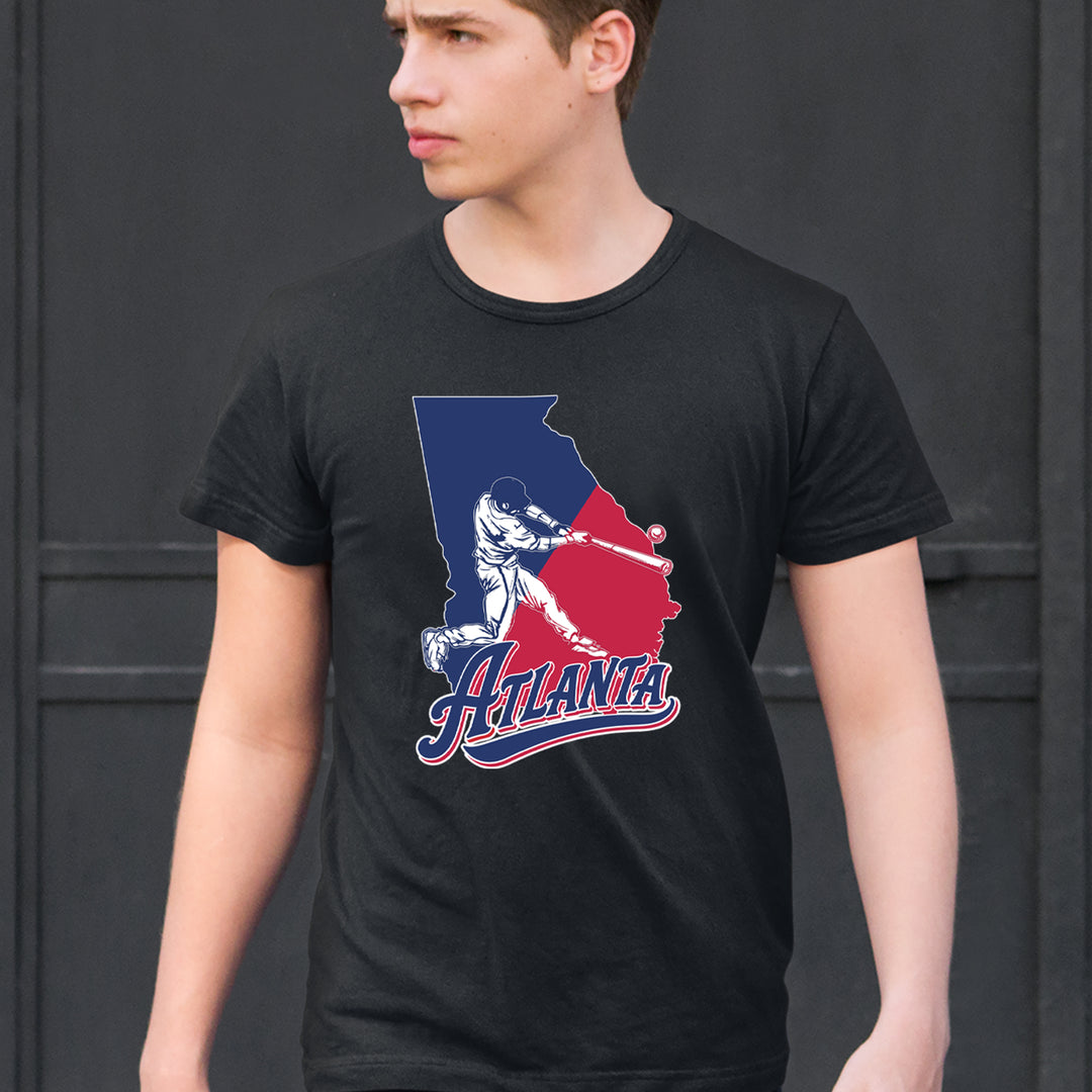 Atlanta Georgia Batter Up Mens T-shirt 