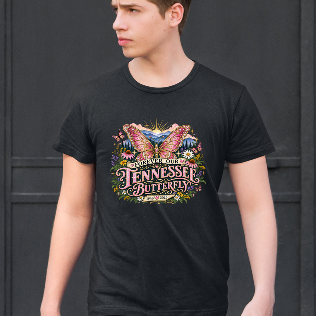 Forever Our Tennessee Butterfly Dolly Mens T-shirt 