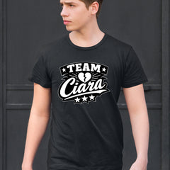 Team Ciara Scamanda Broken Heart Mens T-shirt 