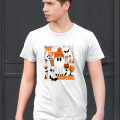 Life of a Showghoul Halloween Showgirl Vibes Mens T-shirt 