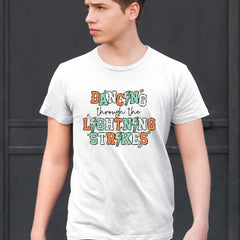 Dancing Through The Lightning Strikes Mens T-shirt 