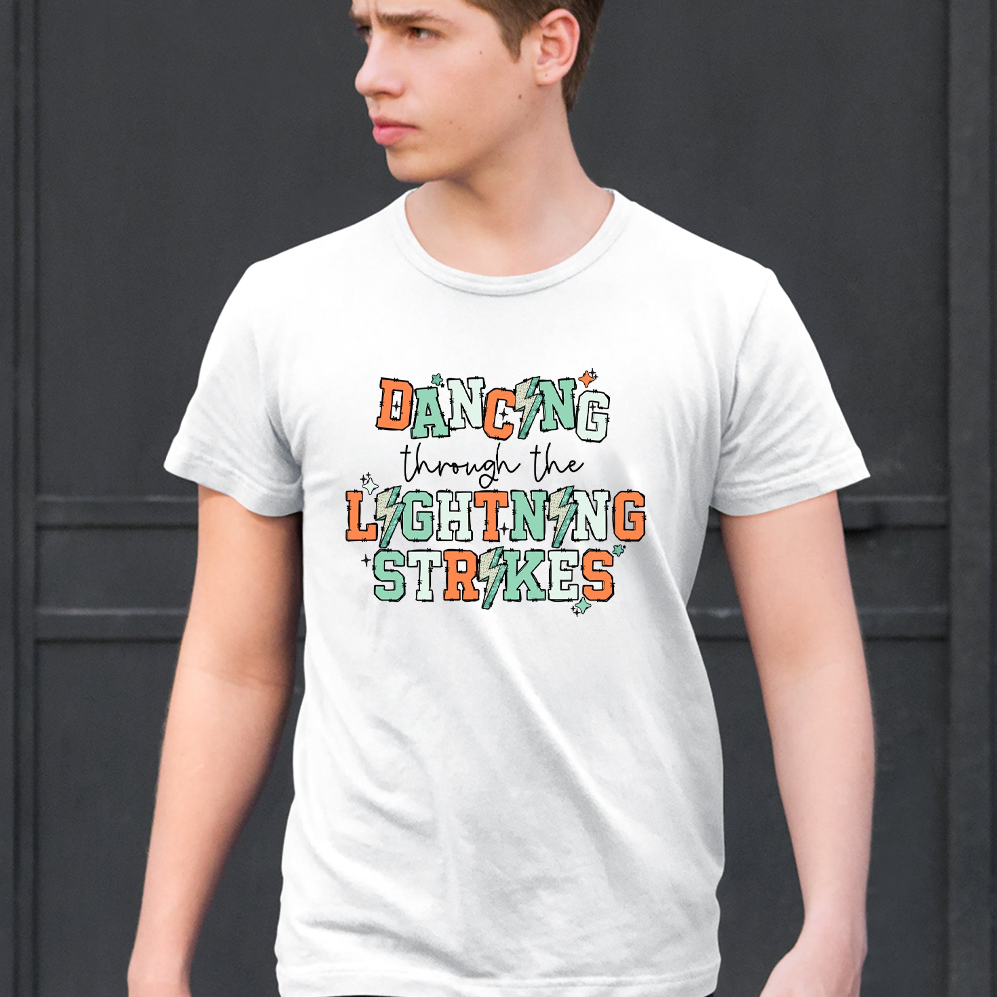 Dancing Through The Lightning Strikes Mens T-shirt 