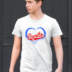 Benito Heart Puerto Rico Mens T-shirt 