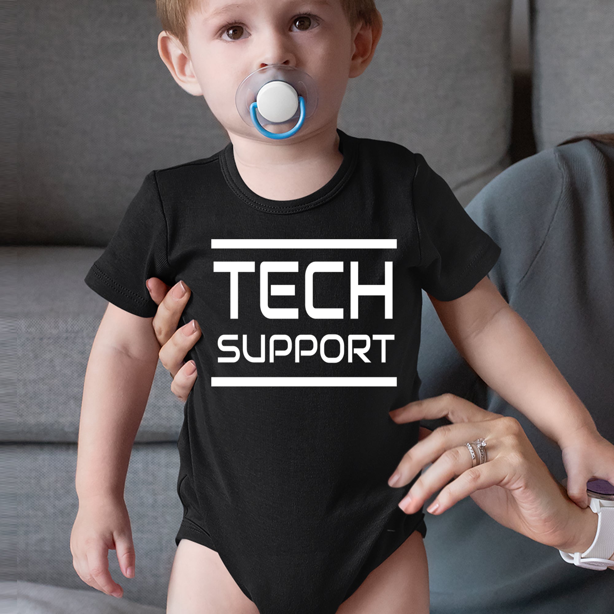 Tech Support Technologist IT Infant One-Piece Romper Bodysuit Or Toddler T-shirt 