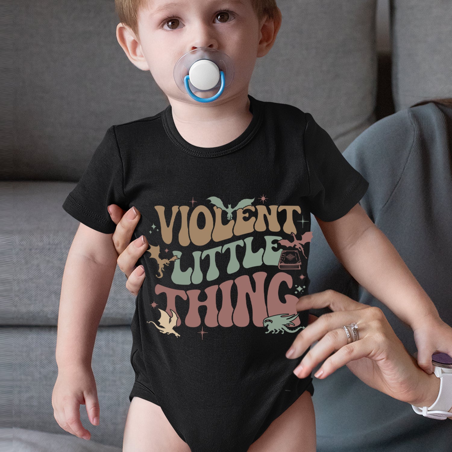 Violent Little Thing Dragon Infant One-Piece Romper Bodysuit Or Toddler T-shirt 