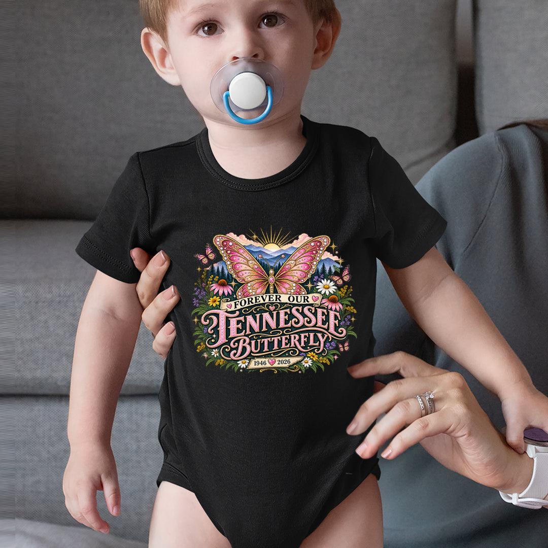 Forever Our Tennessee Butterfly Dolly Infant One-Piece Romper Bodysuit Or Toddler T-shirt 