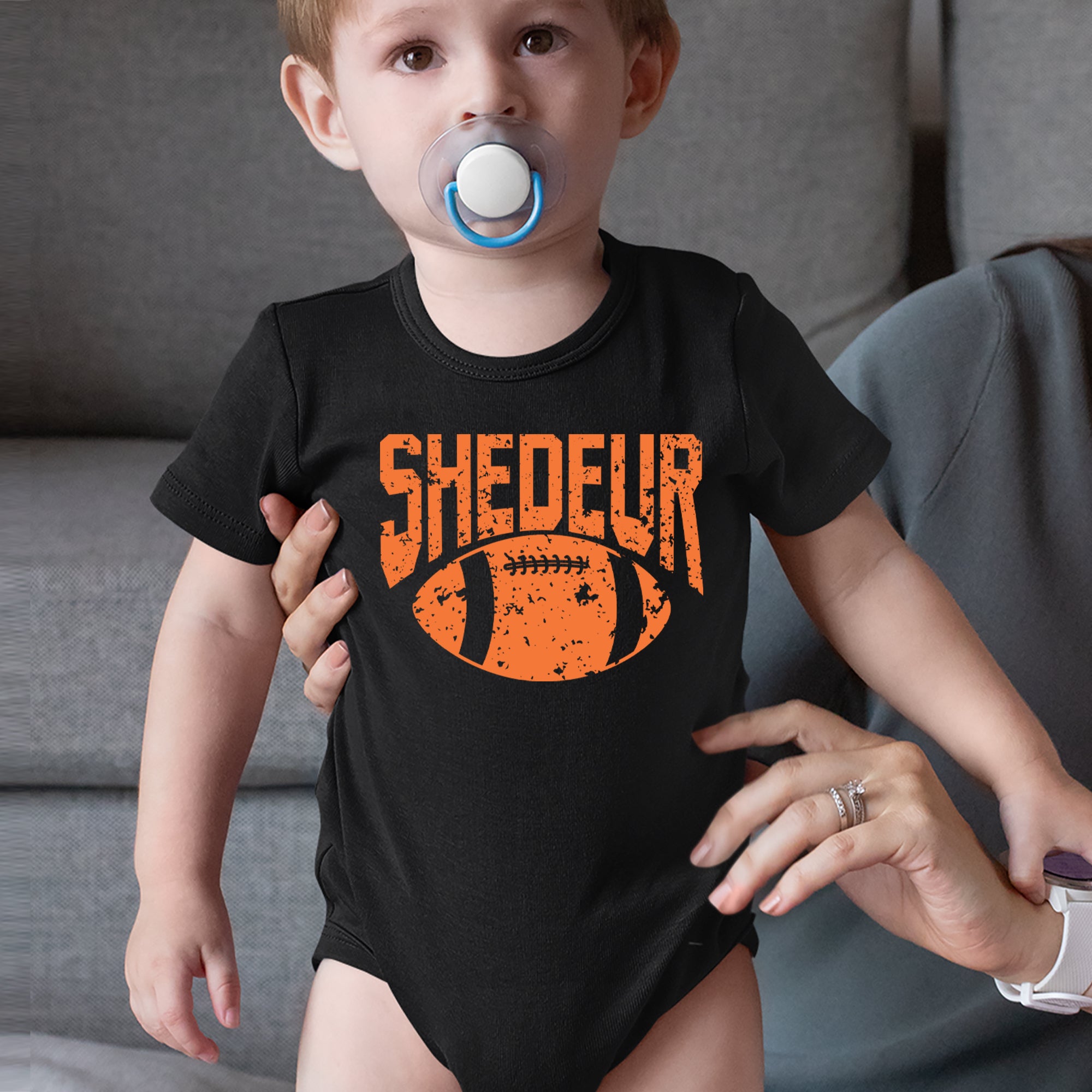 Shedeur Football Infant One-Piece Romper Bodysuit Or Toddler T-shirt 