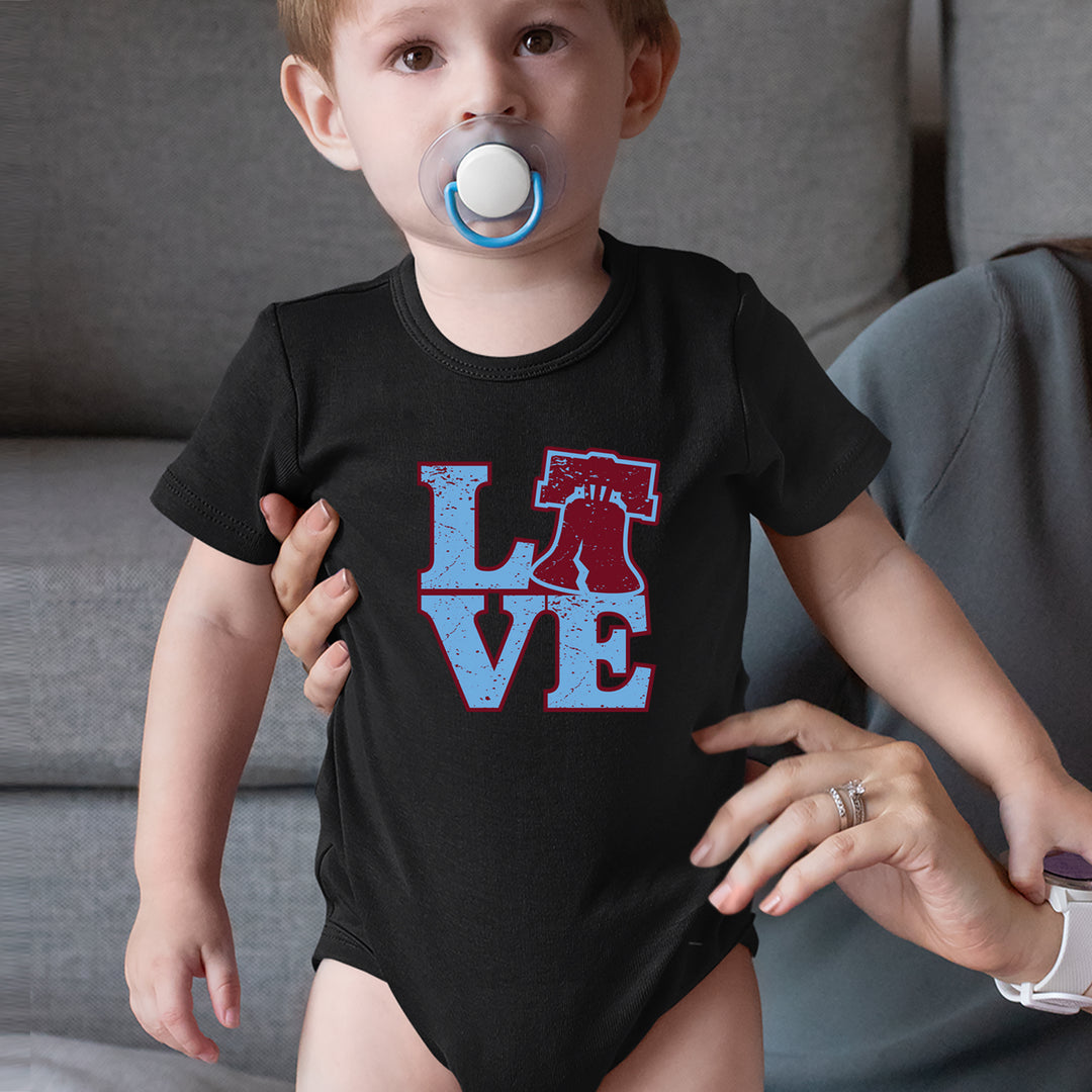 Love Philly Liberty Bell Infant One-Piece Romper Bodysuit Or Toddler T-shirt 
