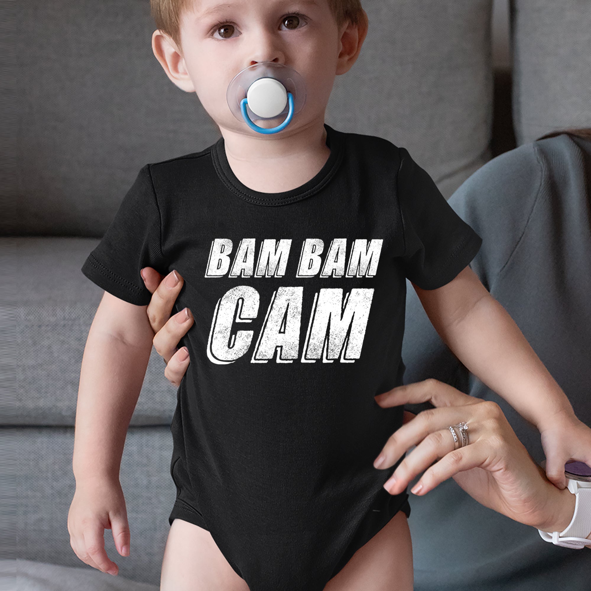 Bam Bam Cam Infant One-Piece Romper Bodysuit Or Toddler T-shirt 