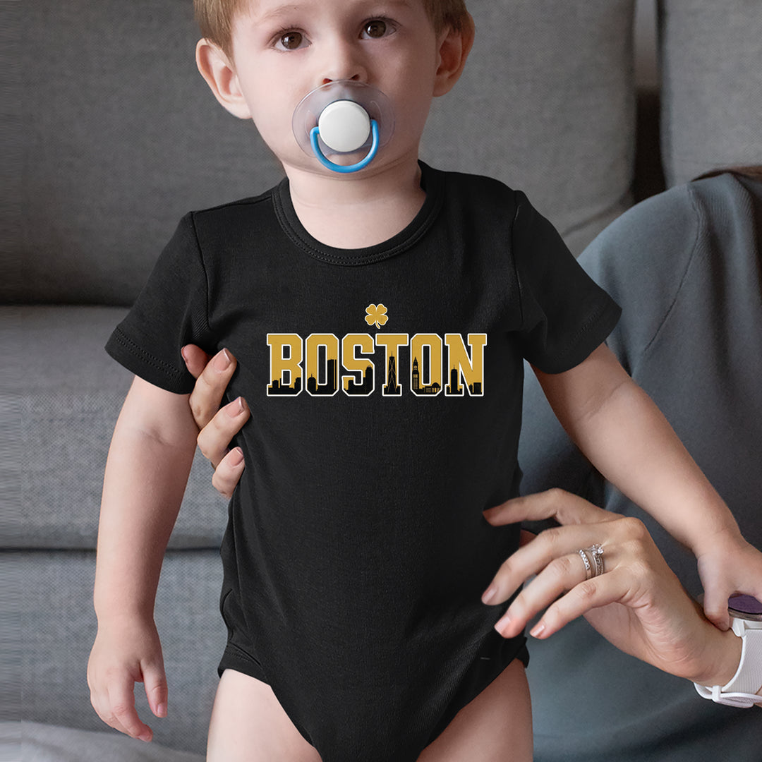 Boston City Pride Irish Infant One-Piece Romper Bodysuit Or Toddler T-shirt 