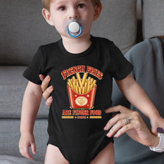 French Fries Are Finger Food IYKYK Infant One-Piece Romper Bodysuit Or Toddler T-shirt 