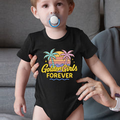 Golden Girls Forever Retro Sunset Infant One-Piece Romper Bodysuit Or Toddler T-shirt 