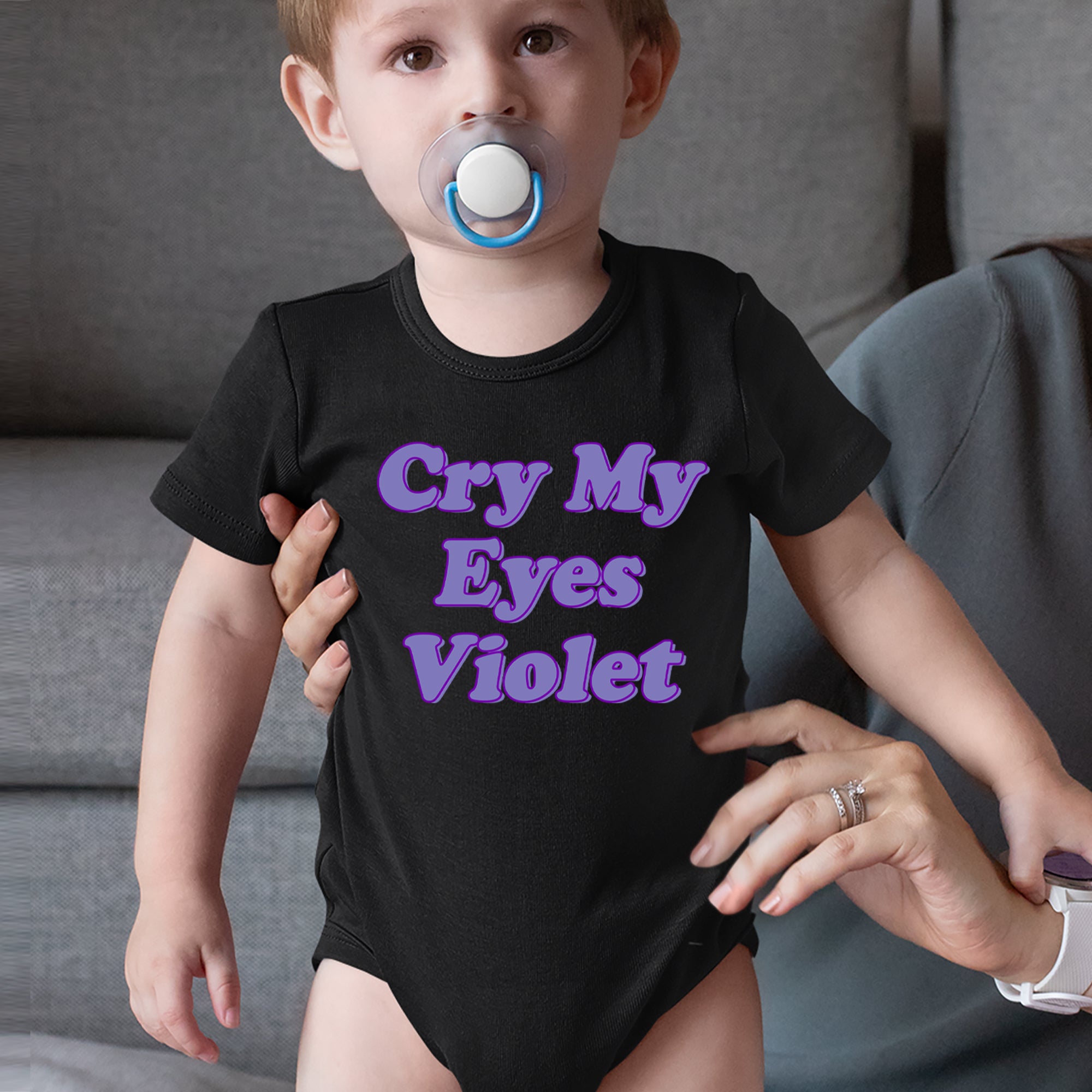 Cry My Eyes Violet Drama Queen Infant One-Piece Romper Bodysuit Or Toddler T-shirt 
