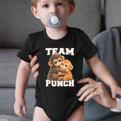 Team Punch Panchi-kun Monkey Infant One-Piece Romper Bodysuit Or Toddler T-shirt 