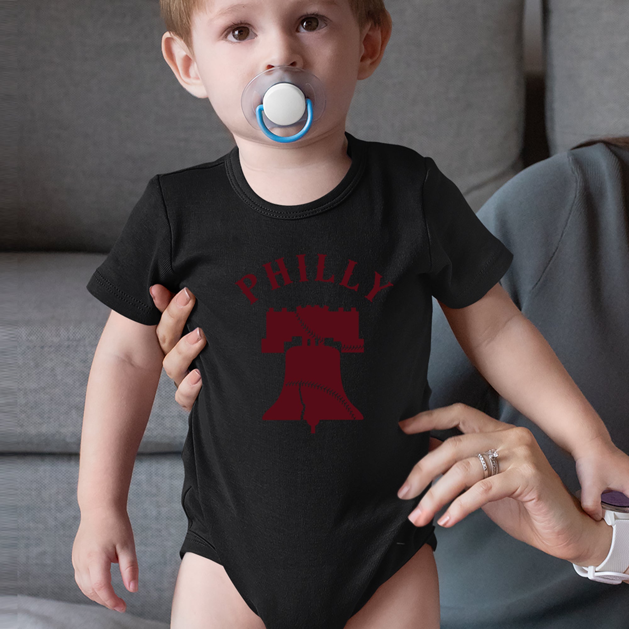 Philly Cracked Liberty Bell Infant One-Piece Romper Bodysuit Or Toddler T-shirt 