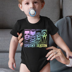 Spooky Season Horror Icons Halloween Infant One-Piece Romper Bodysuit Or Toddler T-shirt 