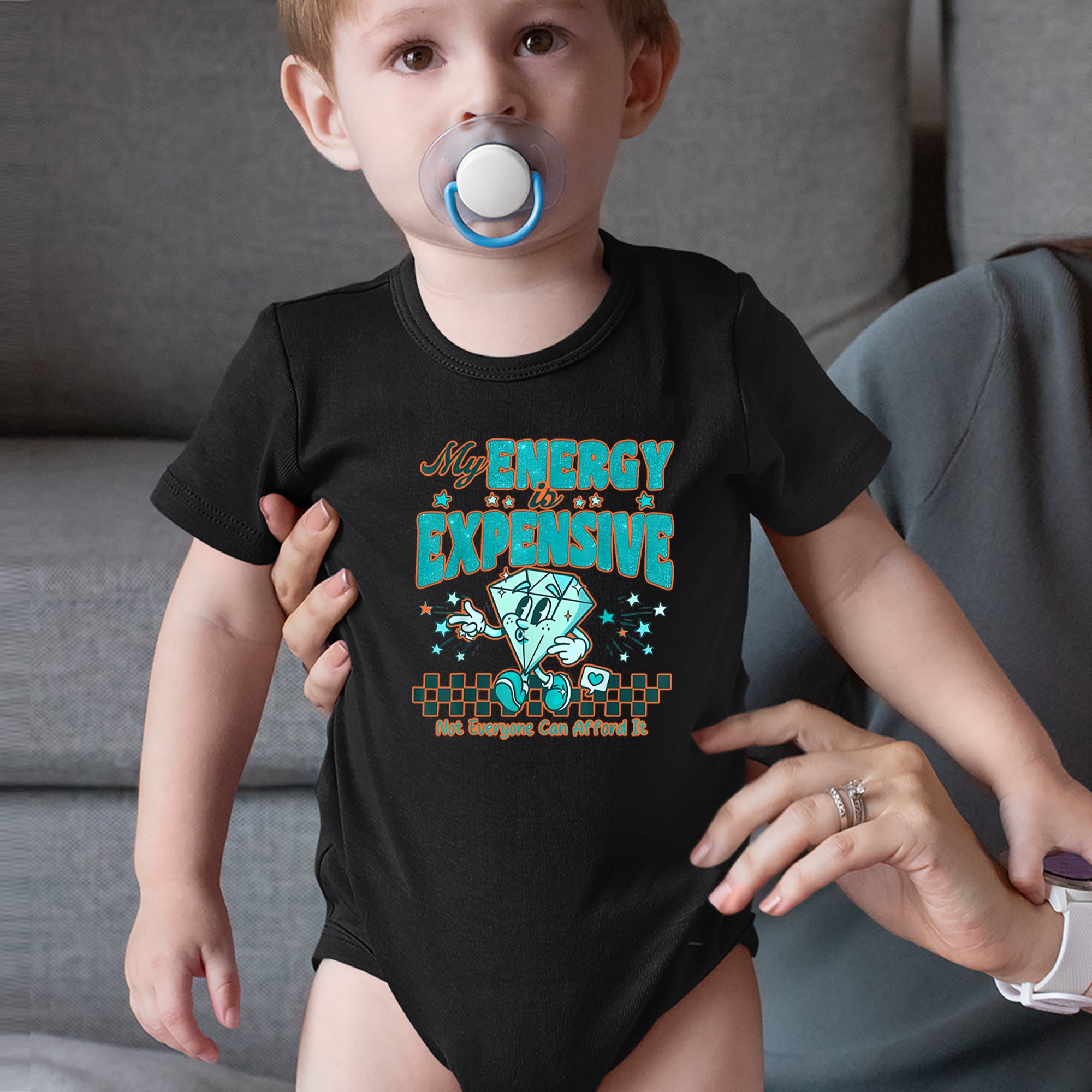 Diamond My Energy Is Expensive Infant One-Piece Romper Bodysuit Or Toddler T-shirt 