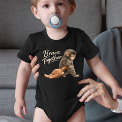 Punch Brave Together Stuffed Animal Infant One-Piece Romper Bodysuit Or Toddler T-shirt 