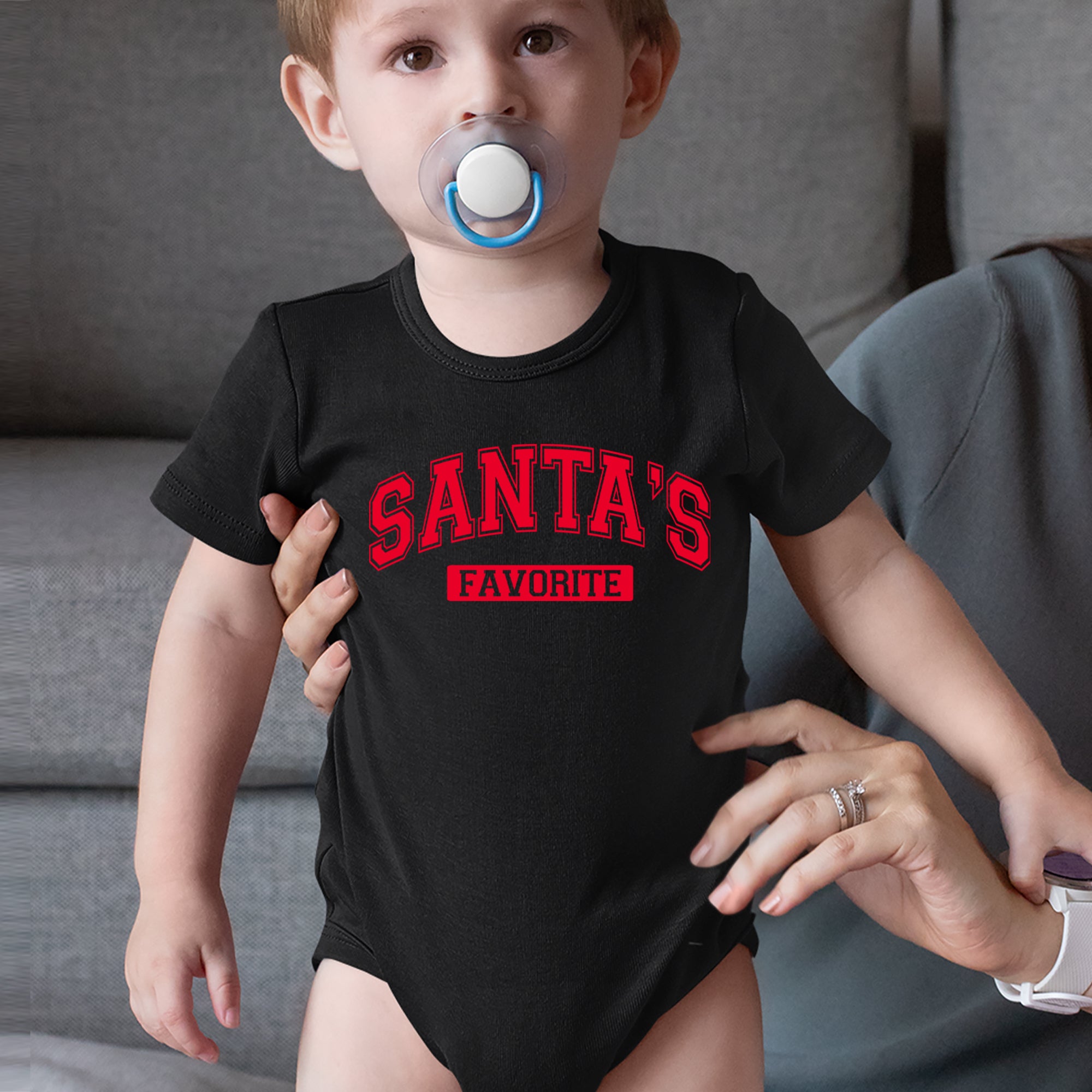 Santa's Favorite Infant One-Piece Romper Bodysuit Or Toddler T-shirt 