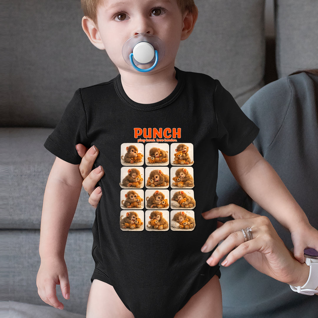 Punch Play Hard Love Harder Infant One-Piece Romper Bodysuit Or Toddler T-shirt 